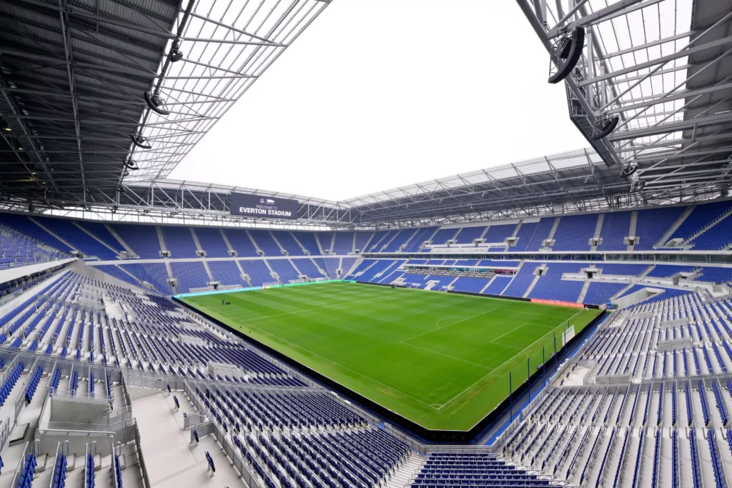 Comparison Goodison Park vs Everton new stadium Hill Dickinson