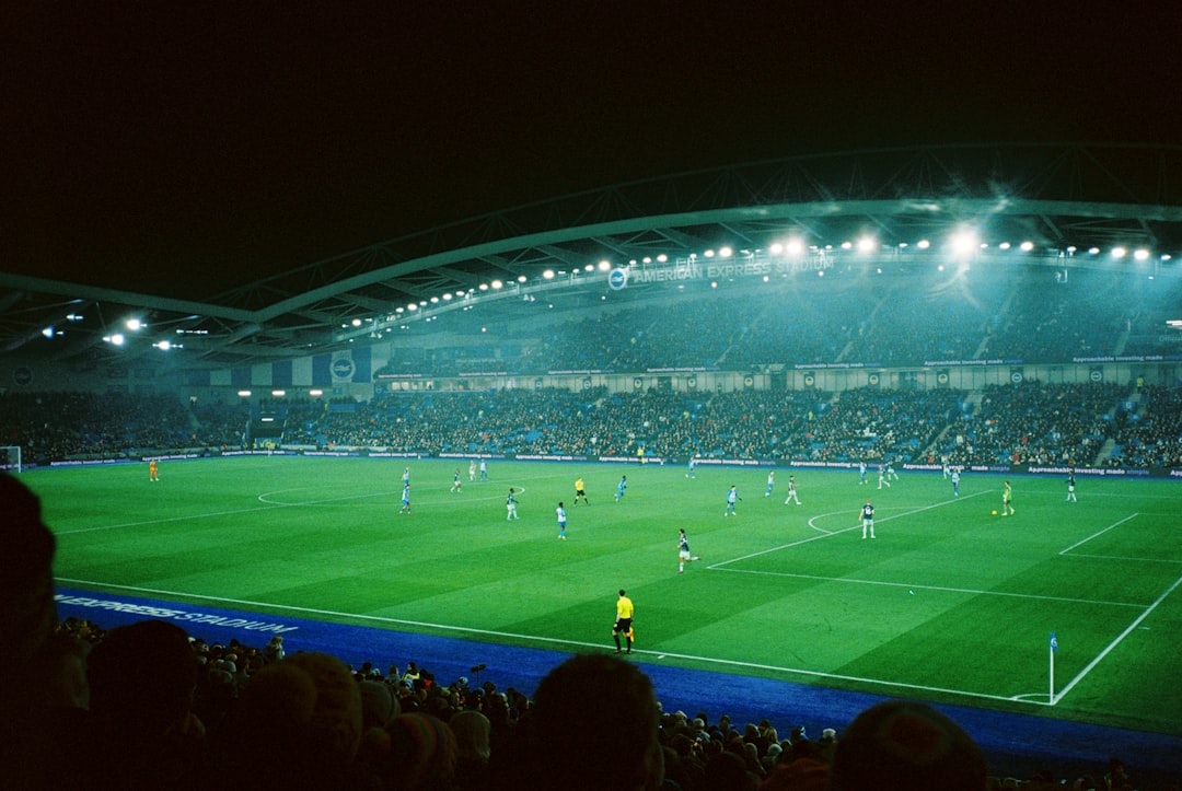 Football predictions and betting tips under stadium floodlights