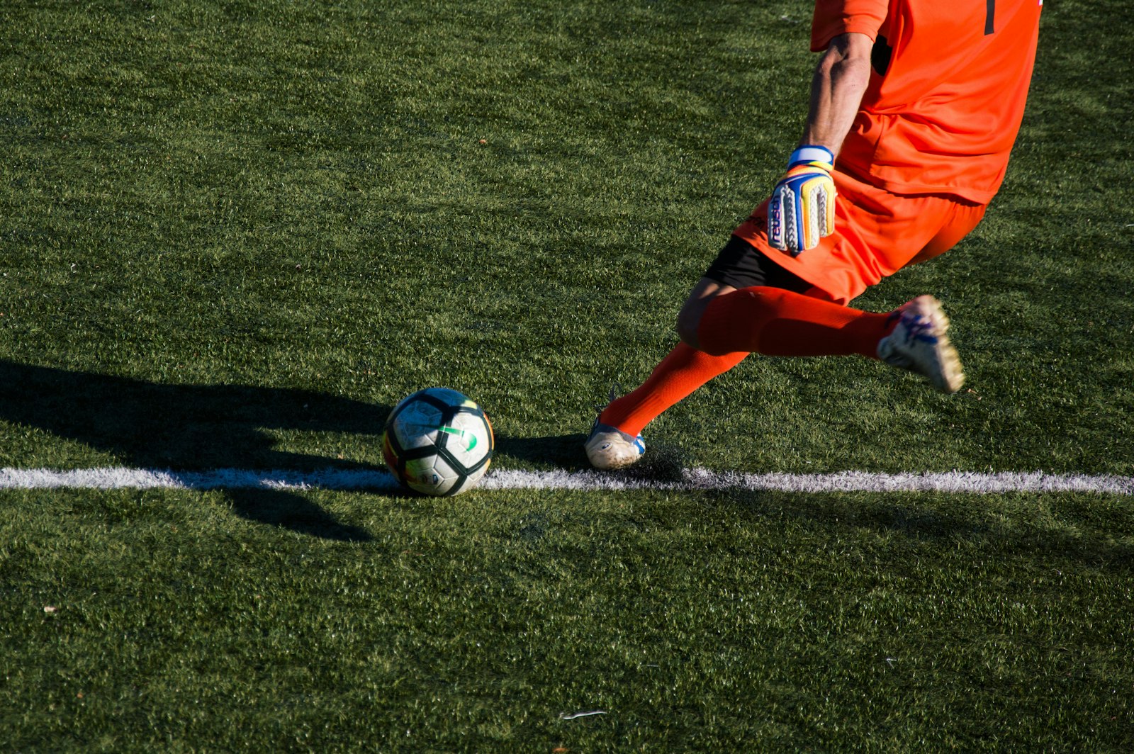 Football player in action during a Betway Premiership match